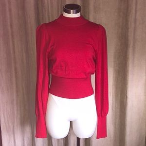 Red Express high neck sweater SIZE S